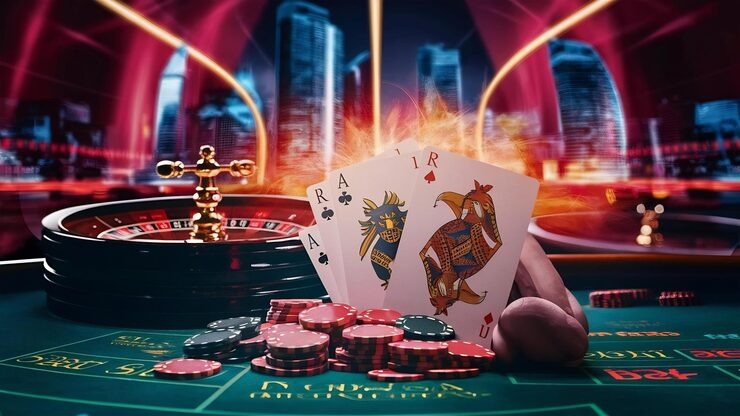 Tarung Mesin live dealer table at bosbobet studio